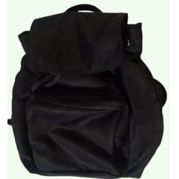 Gap Factory Women's Black Nylon Backpack Size Approx. 10.5 in X 12 in. - Picture 7 of 9
